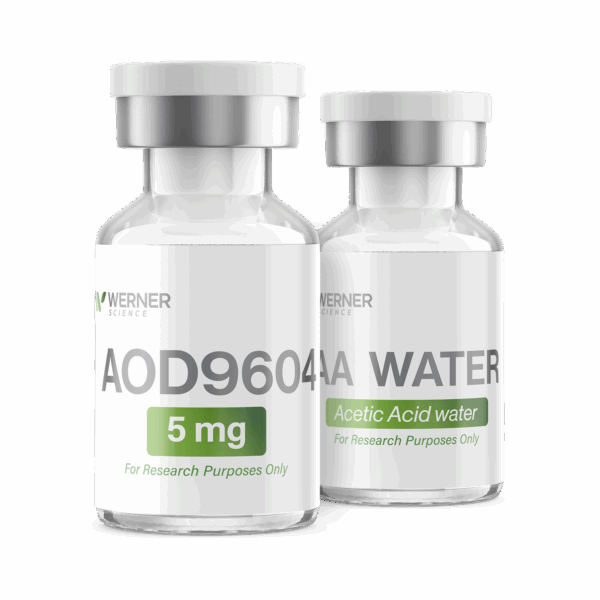 AOD9604 5MG + ACETIC ACID WATER: TARGETED FAT METABOLISM