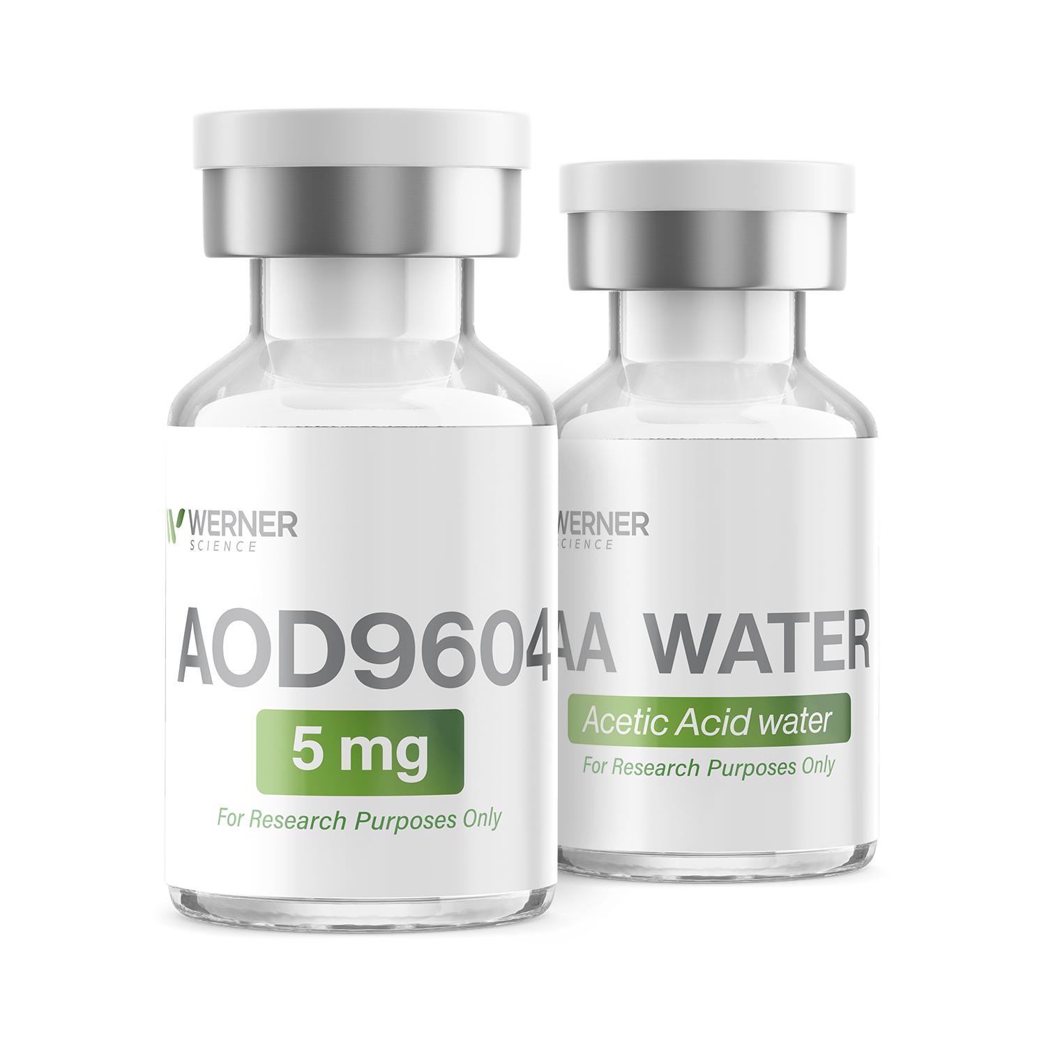 AOD9604 5MG + ACETIC ACID WATER: TARGETED FAT METABOLISM