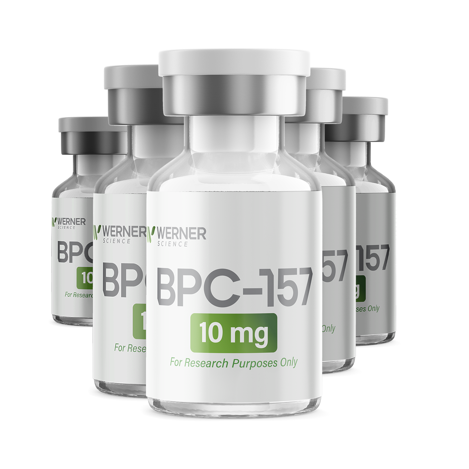 5 VIALS - BPC-157 10MG: The Research Peptide for Injury & Repair (2nd Photo of COA)