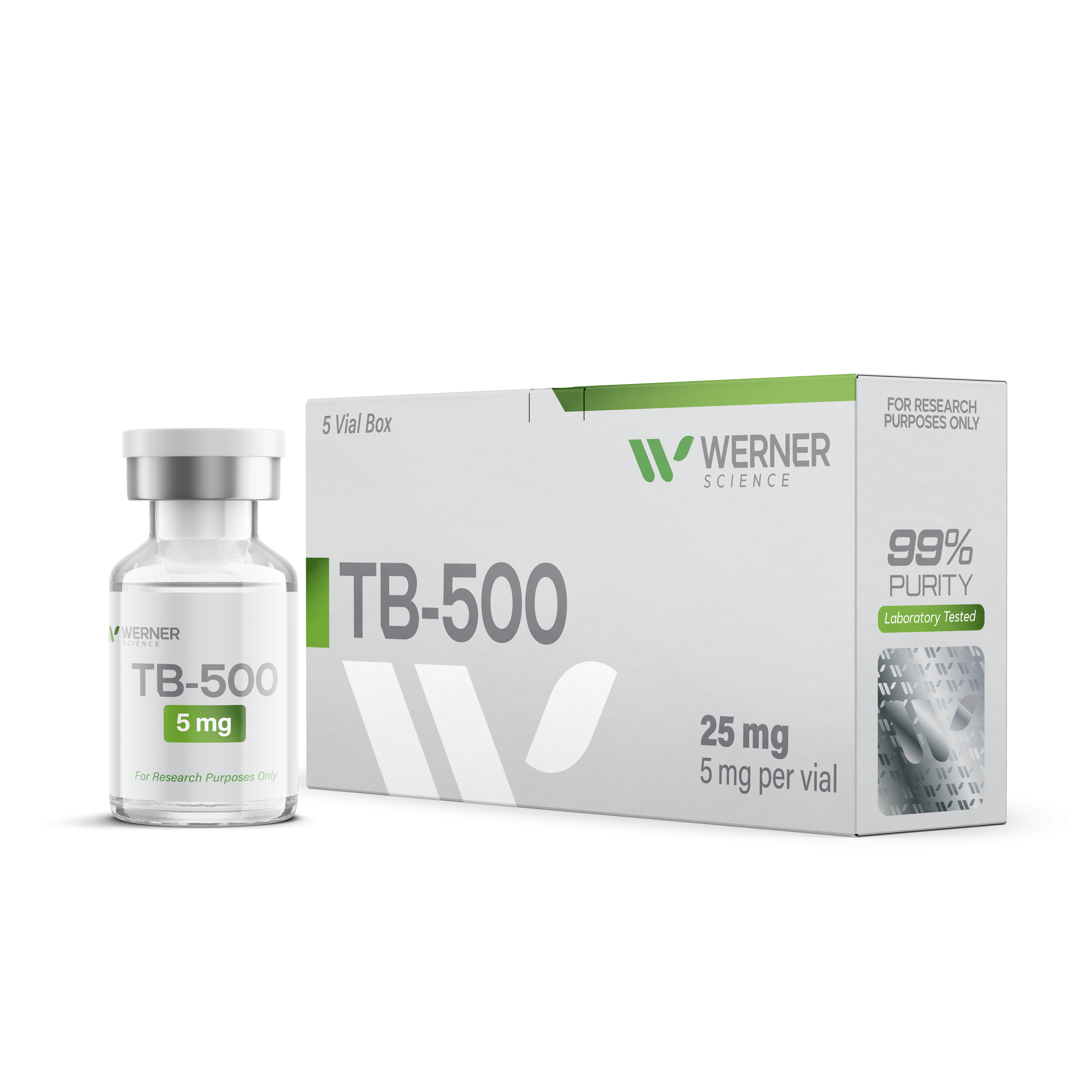 TB 500 Peptide 25mg bottle